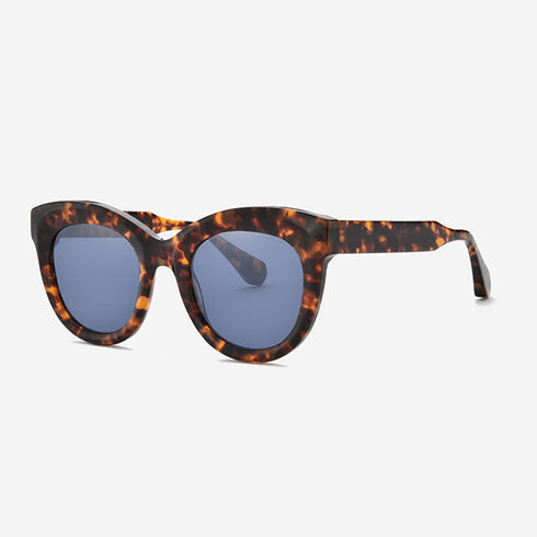 Cat Eye round Acetate Women's Sunglasses21A8025